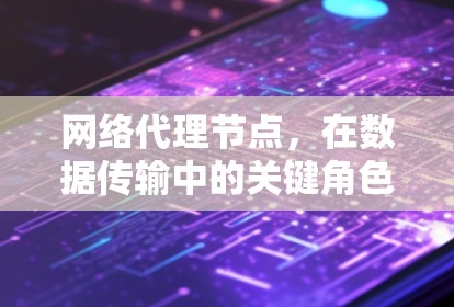 网络代理节点，在数据传输中的关键角色