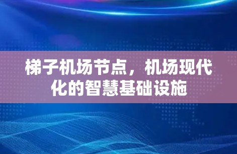 梯子机场节点，机场现代化的智慧基础设施