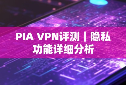 PIA VPN评测｜隐私功能详细分析