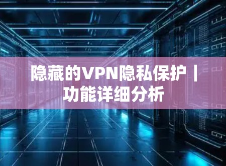 隐藏的VPN隐私保护｜功能详细分析