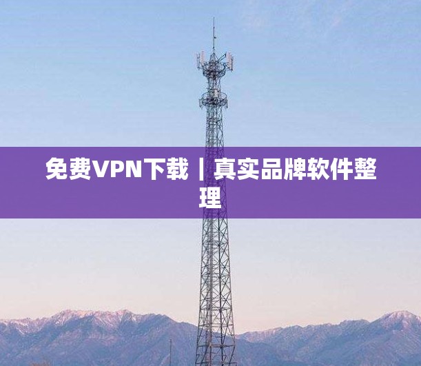 免费VPN下载｜真实品牌软件整理