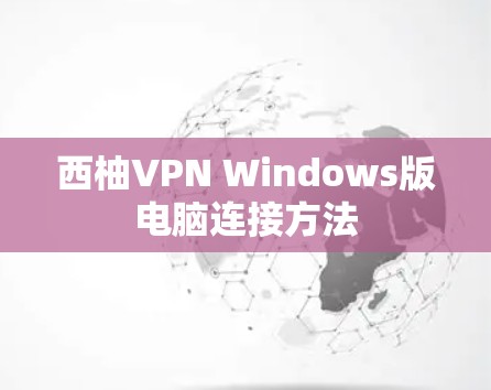 西柚VPN Windows版电脑连接方法 西柚VPN Windows版电脑连接方法