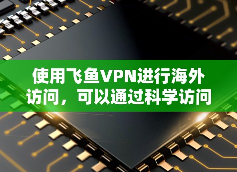 使用飞鱼VPN进行海外访问,可以通过科学访问方式实现安全、可靠且符合当地法律法规的访问。以下是一个科学访问方案,涵盖如何选择VPN服务、设置访问权限、监控和管理、数据安全与隐私保护等方面 使用飞鱼VPN进行海外访问,可以通过科学访问方式实现安全、可靠且符合当地法律法规的访问。以下是一个科学访问方案,涵盖如何选择VPN服务、设置访问权限、监控和管理、数据安全与隐私保护等方面