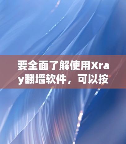 要全面了解使用Xray翻墙软件，可以按照以下步骤进行