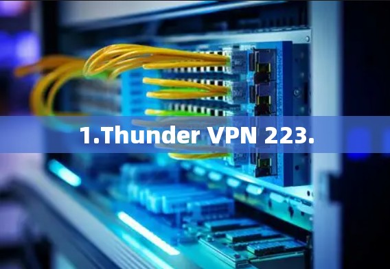 1.Thunder VPN 223.