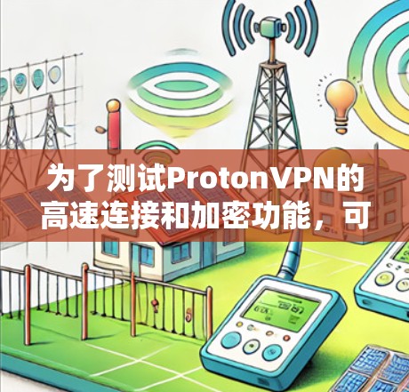 为了测试ProtonVPN的高速连接和加密功能，可以按照以下步骤进行