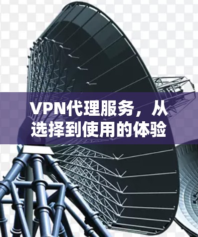 VPN代理服务,从选择到使用的体验与挑战 VPN代理服务,从选择到使用的体验与挑战
