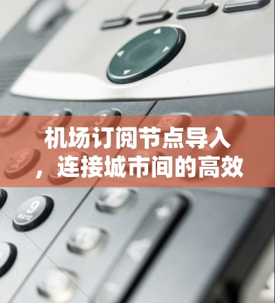 机场订阅节点导入，连接城市间的高效通信