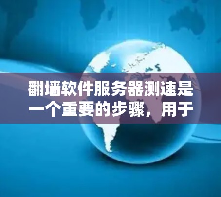 翻墙软件服务器测速是一个重要的步骤，用于评估服务器在处理流量时的性能。以下是一个详细且结构化的总结，帮助您更好地理解和执行该过程