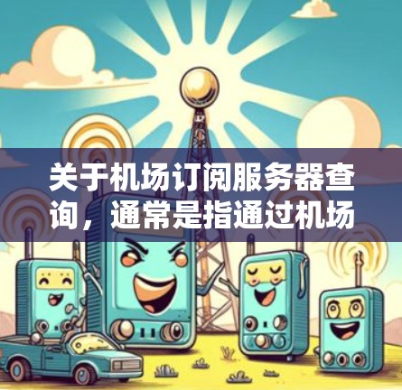 关于机场订阅服务器查询，通常是指通过机场服务器来订阅或管理机场相关的服务或产品。以下是一些可能的步骤或流程，供您参考