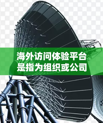 海外访问体验平台是指为组织或公司提供一个高效、安全、便捷的访问管理解决方案，用于处理从海外访问到内部系统的操作。这类平台通常能够满足以下需求