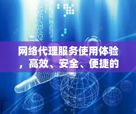 网络代理服务使用体验,高效、安全、便捷的网络连接解决方案 网络代理服务使用体验,高效、安全、便捷的网络连接解决方案