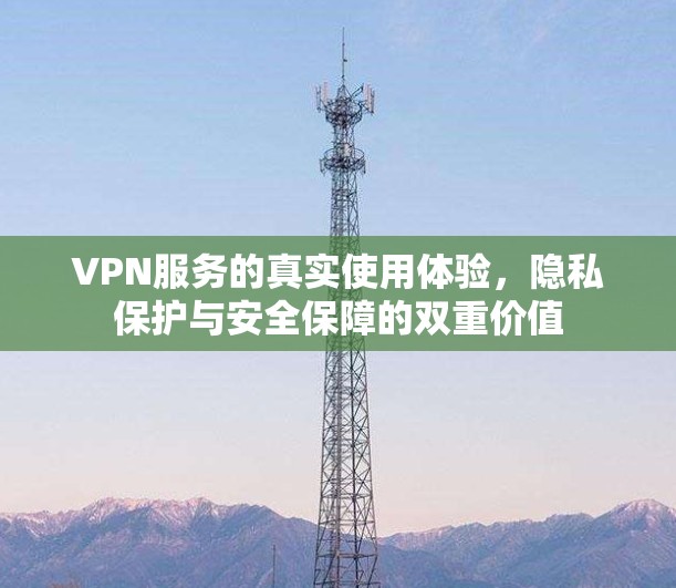 VPN服务的真实使用体验，隐私保护与安全保障的双重价值