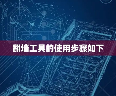 翻墙工具的使用步骤如下