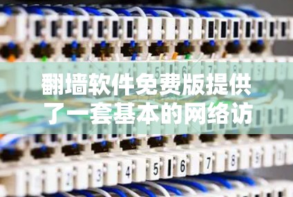 翻墙软件免费版提供了一套基本的网络访问功能，旨在帮助用户通过网络进行各种操作，如上网、下载、查看网页等。以下是其主要功能的详细说明