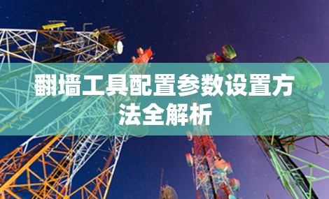 翻墙工具配置参数设置方法全解析