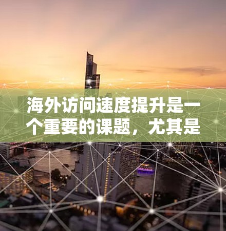 海外访问速度提升是一个重要的课题，尤其是在需要高效协作或快速响应的情况下。以下是一些提高海外访问速度的解决方案