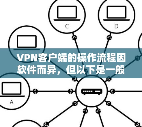 VPN客户端的操作流程因软件而异，但以下是一般常见的步骤，适用于大多数常用的VPN客户端