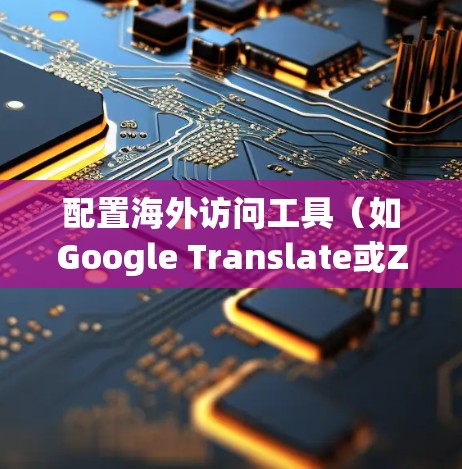 配置海外访问工具（如Google Translate或Zapier的海外访问功能）是一个复杂但重要的步骤，尤其在国际推广或业务拓展中。以下是一个详细的配置指南，帮助您有效地使用这些工具
