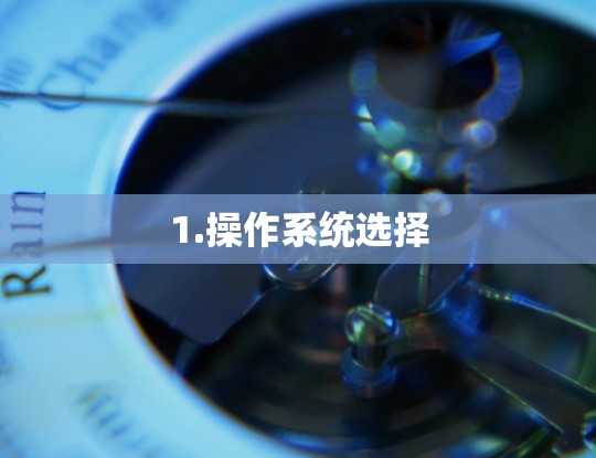 1.操作系统选择 1.操作系统选择