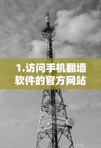 1.访问手机翻墙软件的官方网站 1.访问手机翻墙软件的官方网站