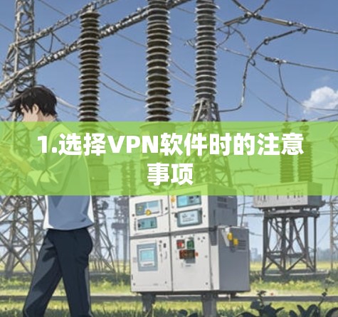 1.选择VPN软件时的注意事项