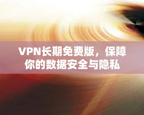 VPN长期免费版，保障你的数据安全与隐私