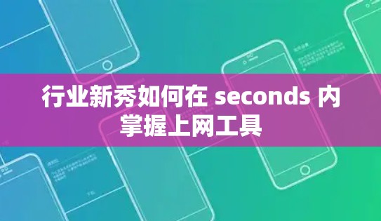 行业新秀如何在 seconds 内掌握上网工具