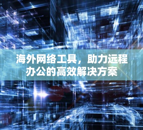海外网络工具，助力远程办公的高效解决方案