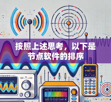 按照上述思考，以下是节点软件的排序