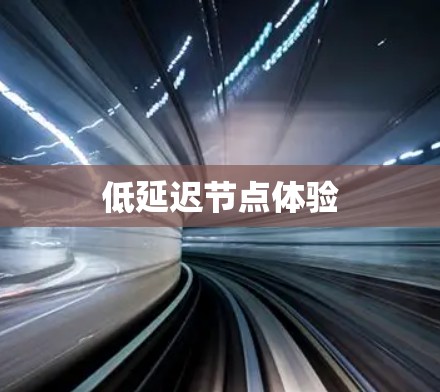 低延迟节点体验