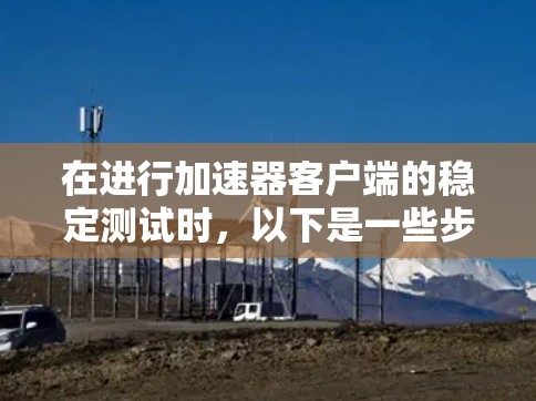 在进行加速器客户端的稳定测试时，以下是一些步骤和建议，帮助你顺利完成测试
