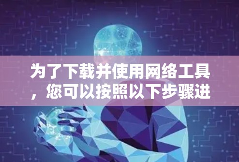 为了下载并使用网络工具，您可以按照以下步骤进行