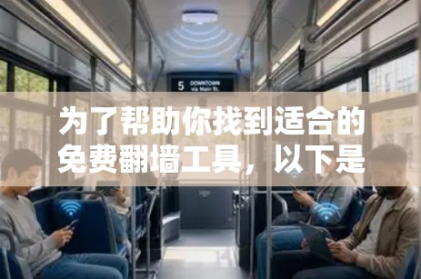 为了帮助你找到适合的免费翻墙工具，以下是一些推荐和详细的步骤说明