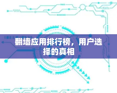 翻墙应用排行榜，用户选择的真相